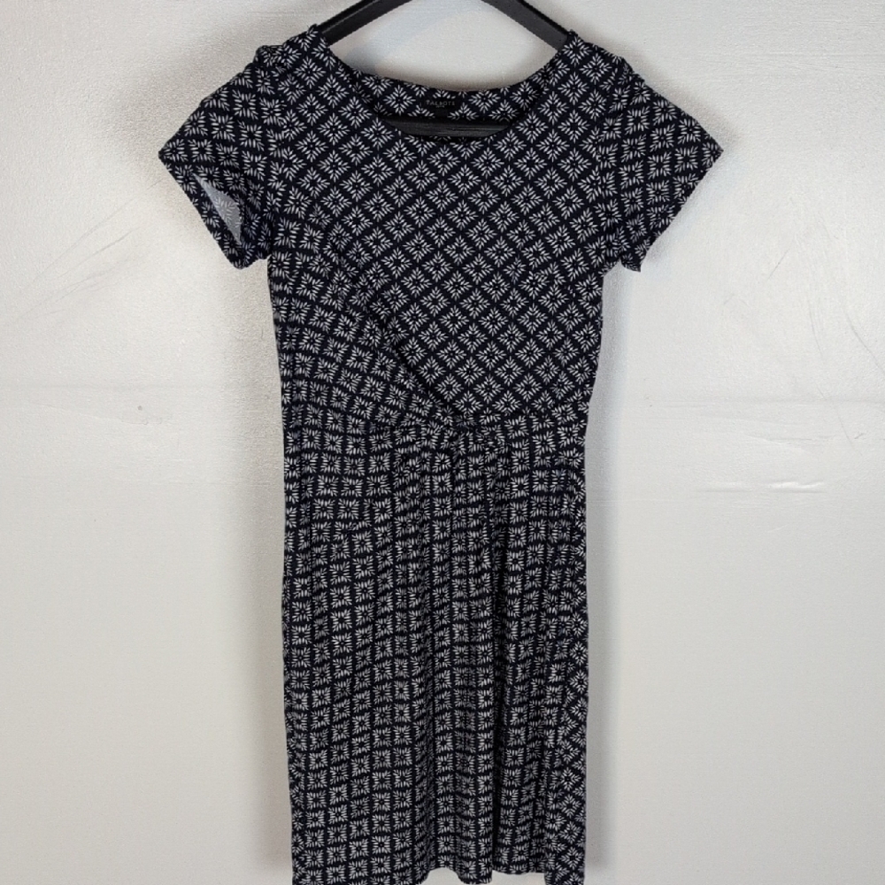 Talbots Twist Detail Knee Length Dress